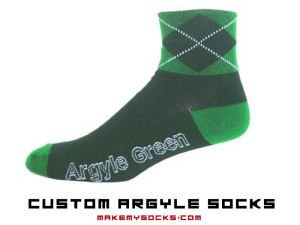 custom argyle socks