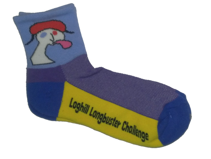 Custom Ankle Socks for Cycling Challenge
