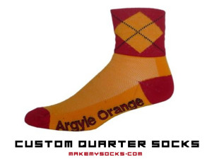 custom quarter socks model