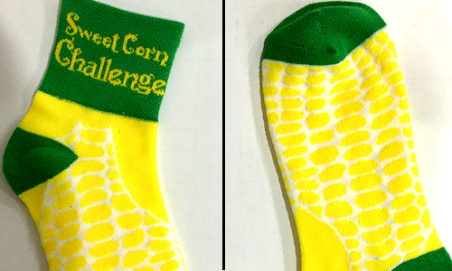 customized socks for bike / run / hike challenge
