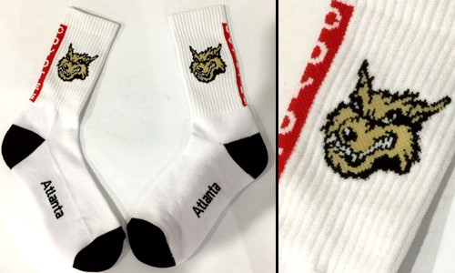 custom socks for lacrosse team
