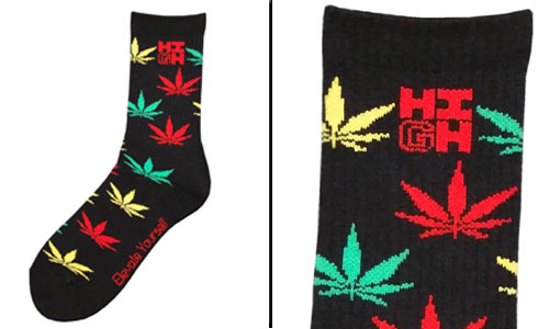 Weed Crew Socks