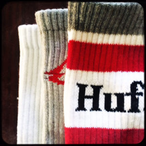 personalized ribbed socks